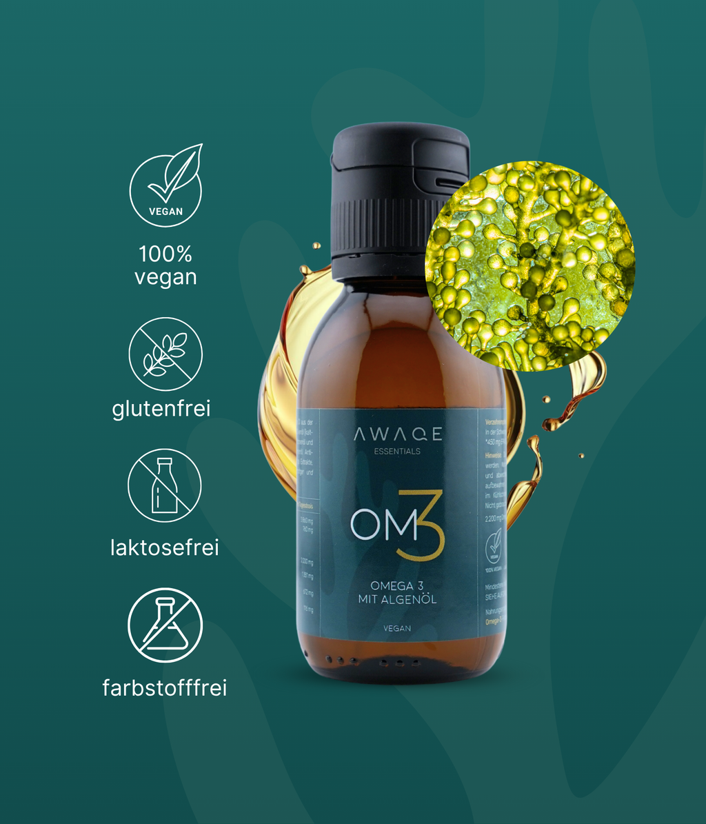 OM3 - Veganes Omega-3 Algenöl